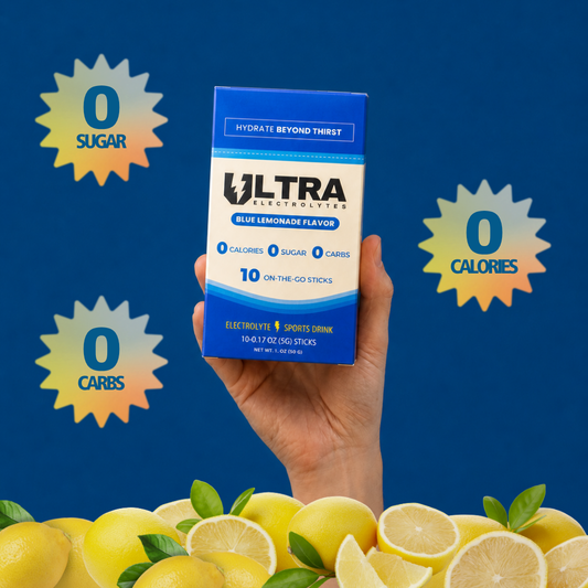 Electrolyte Drink – Blue Lemonade (Box of 10 Sachets)