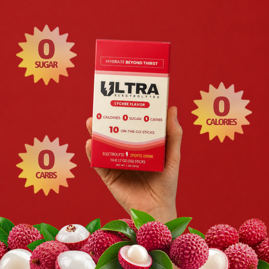 Electrolyte Drink – Lychee (Box of 10 Sachets)